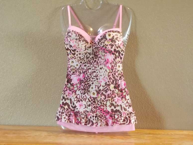 Pink leopard babydoll